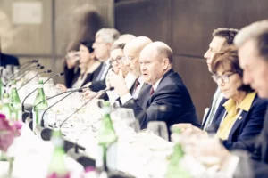 14.02.2026, München, MSC2026, Münchner Sicherheitskonferenz, Bayerischer Hof: MSC 2026 – Deutsch-amerikanischer Kongress-Wirtschafts-Roundtable